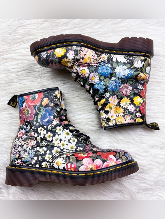 Dr. Martens Shoes - Dr. Martens Made in England 90s Sienna Miller Wanderlust Floral 1460 Pascal Boot